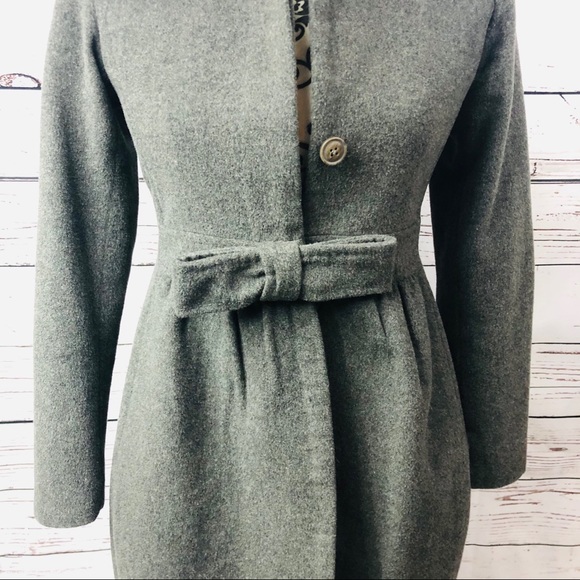 Stella McCartney Wool Blend Grey Coat 0/XS - Picture 4 of 8